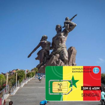 Sim Du Lịch Senegal 15 Ngày Tốc Độ Cao